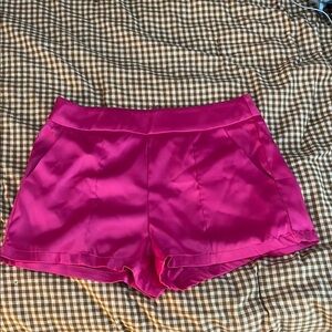 Hot pink shorts for a bachelorette or party!
